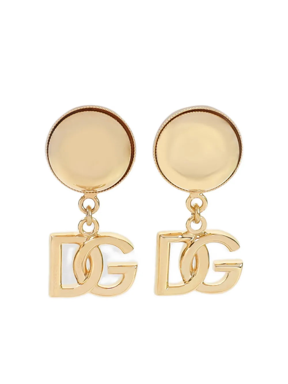 Dolce  Gabbana Dolce＆Gabbanaのロゴペンダントイヤリング - Image 1