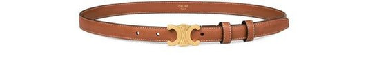 CELINE Triomphe small belt in natural calfskin - Image 1