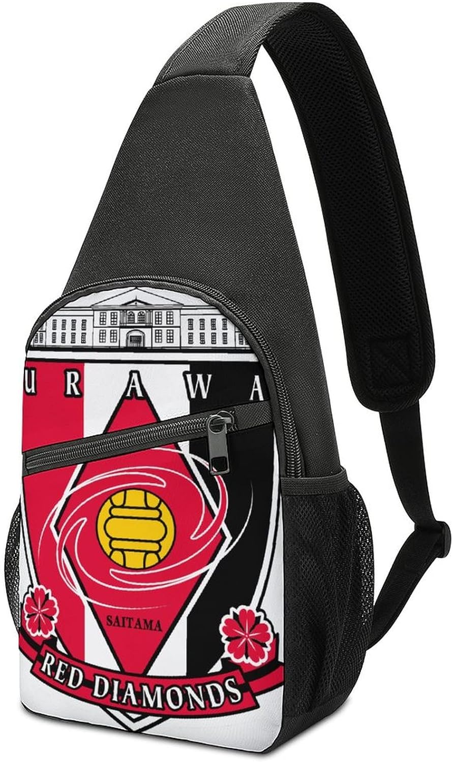Urawa Red Diamonds Shoulder Bag, Crossbody Bag, Sports, Large Capacity, School Bag, Backpack Bag, Events, Anime, Moe Goods, Multifunctional, Work or School, Travel, Lightweight, Unisex, Gift