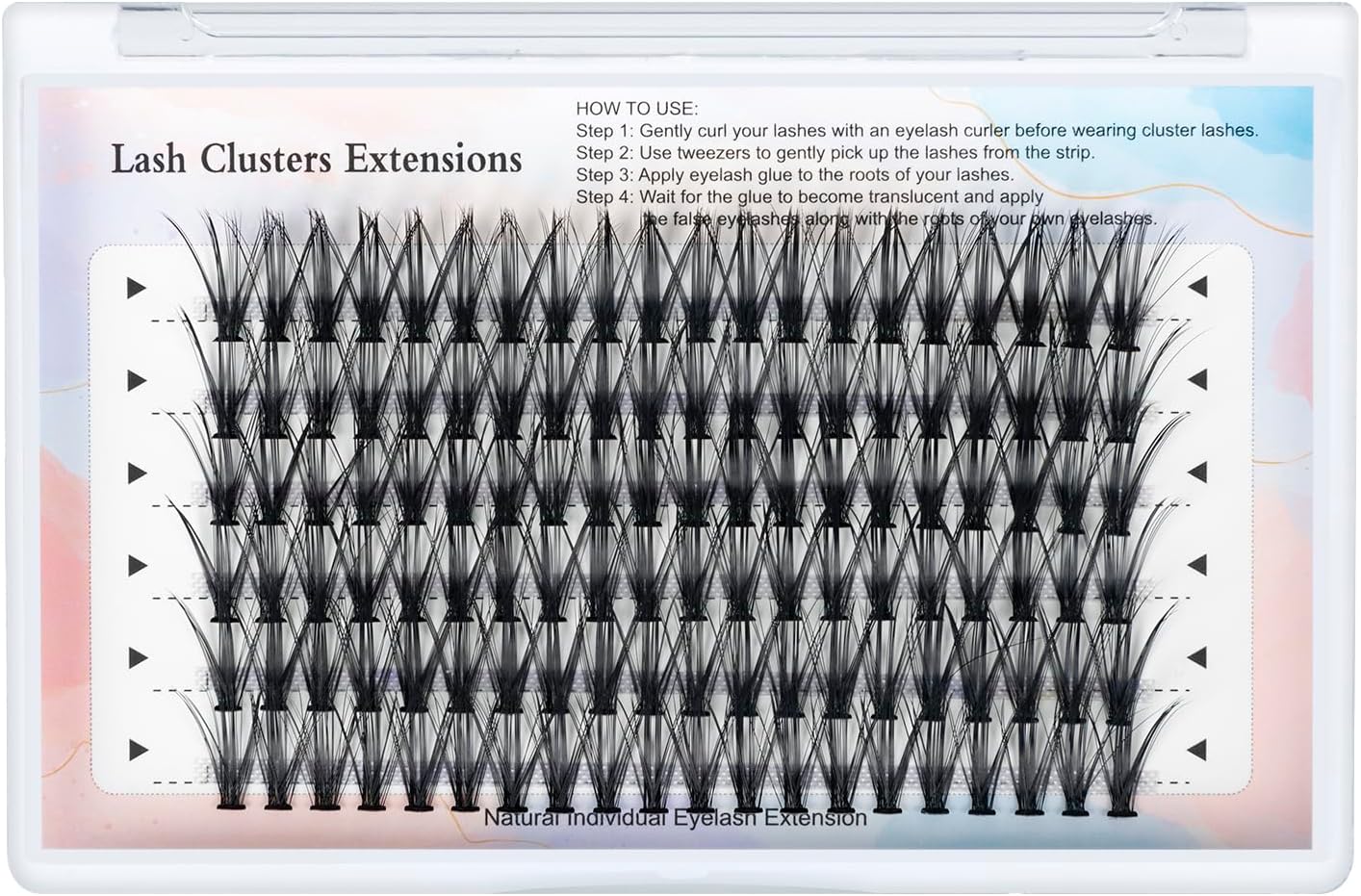 MAEXUS False Eyelashes Extra Long 120 Bundles Partial False Eyelashes Dense False Eyelashes for Actress and Cosplay Makeup False Eyelashes Soft and Comfortable Part False Eyelashes for Doll-like Sweet