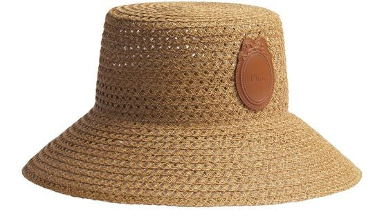 Dioriviera Dior Médaillon Teddy-D Large Brim Hat - Image 1