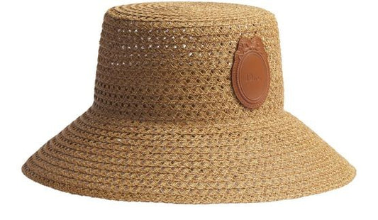 Dioriviera Dior Médaillon Teddy-D Large Brim Hat - Image 1