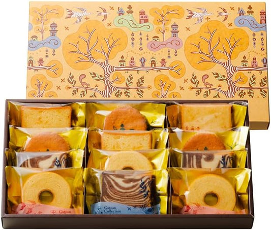 【Ueno Fugetsudo Gateau Collection 12-Piece】Cake, Baked Goods, Gift, Sweets, Thank You, Celebration, Return, Mother's Day, Year-End Gift, Year-End Gift, Confectionery, Greeting, Gift, Sweets, Souvenir