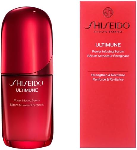 SHISEIDO Ultimune Powering Serum, 1.7 fl oz (50 ml) | Serum | Gel Liquid | Green Floral Scent | Beauty Serum, Aging Care, Hali, Dry | Shiseido | Official Store