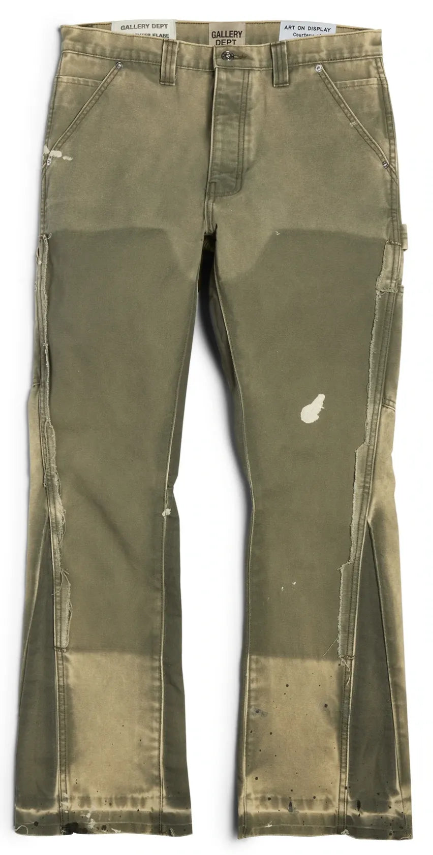 GALLERY DEPT CARPENTER FLARE 'MOSS' PANTS