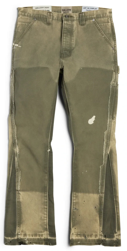 GALLERY DEPT CARPENTER FLARE 'MOSS' PANTS