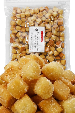 Hitorikuchi Shimi Shimi Rusk < Sugar Butter Flavor>[Crunchy Texture, Generous Capacity] Sugar Rusk Croutons Snacks Commercial Use Party Size Snacks Chikatsu Shokai [Tsumami-Kura] 400g