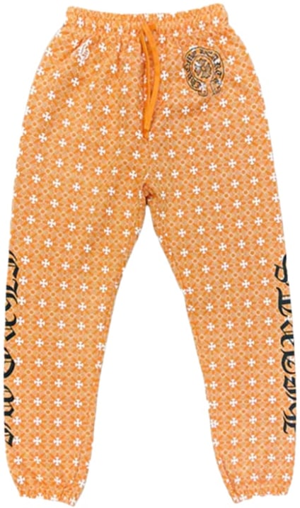 CHROME HEARTS MIAMI 'HORSESHOE' SWEATPANTS MOTIF ORANGE