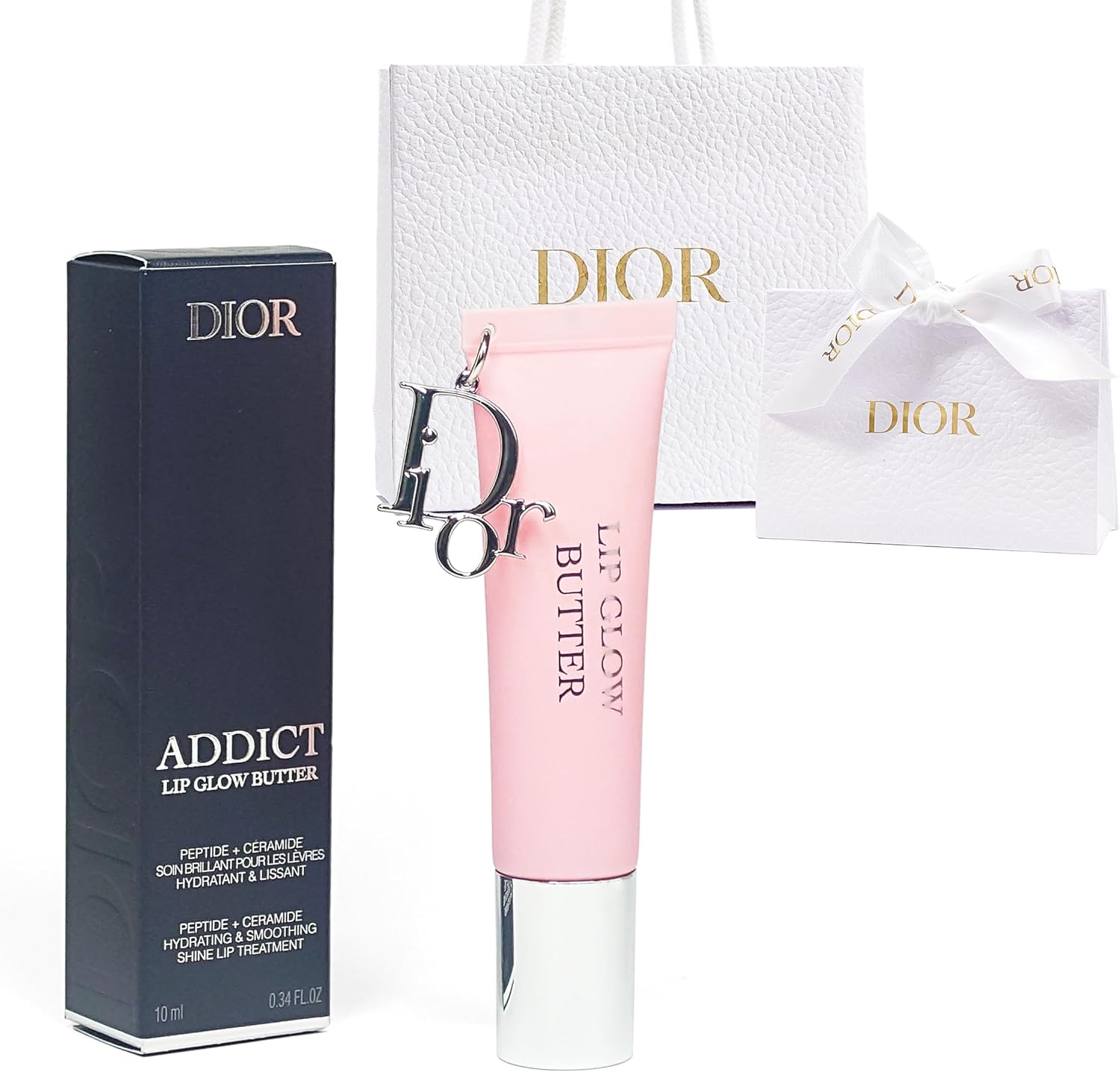 DIOR Addict Lip Glow Butter #101 Glazed Pink 0.3 fl oz (10 ml), Lip Gloss, Lip Care, Birthday, Mother's Day, Anniversary, White Day, Return, Christmas, Present, Gift, Cosmetic, Cosmetic, Women's
