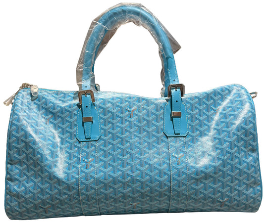 GOYARD 'TURQUOISE' BOSTON 50 DUFFLE BAG