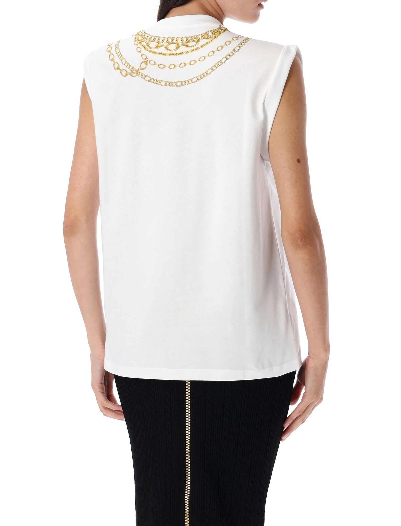 Balmain バルマンTシャツとポロスホワイト - Image 1