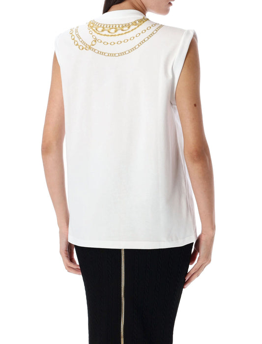 Balmain バルマンTシャツとポロスホワイト - Image 1