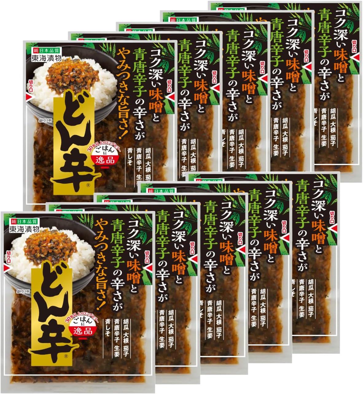 Tokai Tsukemono (Spicy Sauce) 3.2 oz (90 g) (Set of 10)