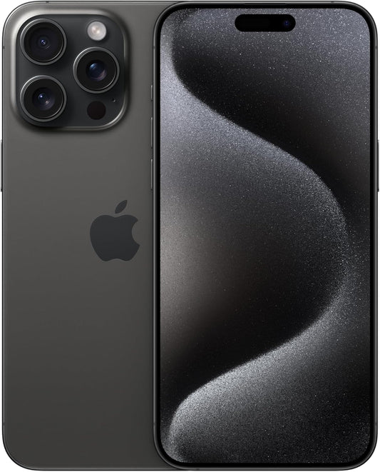 [Refurbished] Apple iPhone 15 Pro MAX 256GB Black Titanium SIM Free 5G Compatible (Refurbished)