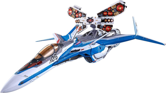 TAMASHII NATIONS DX Chogokin Theatrical Version Macross Delta Absolute LIVE!!!!!! Theatrical Version VF-31J Siegfried (Hayate Immerman Machine) [Equipped with Fold Projection Unit] Approx. 10.2 inches