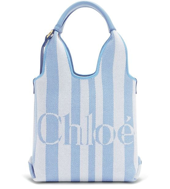 CHLOE Chloé Stripy Mini Tote Bag - Image 1