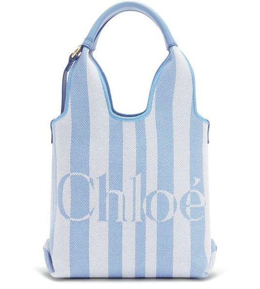 CHLOE Chloé Stripy Mini Tote Bag - Image 1
