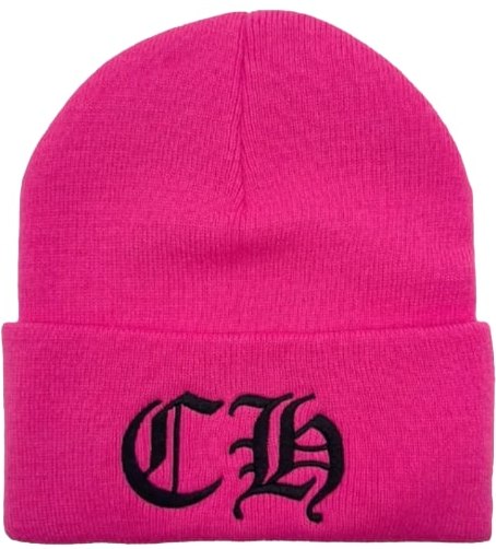 CHROME HEARTS CH PINK BEANIE