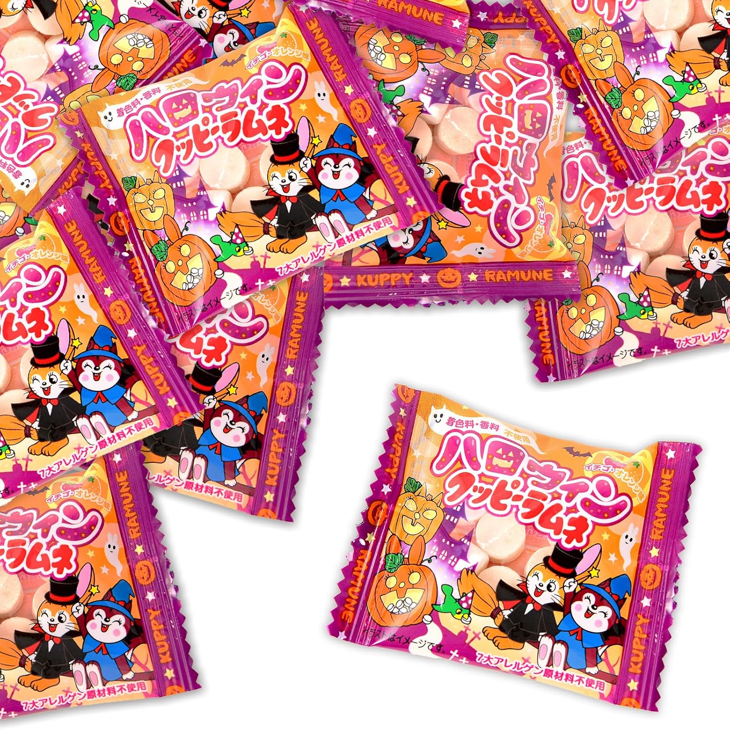 約330個セット ハロウィンクッピーラムネ 1袋 約22個装 x15袋 セット ハロウィン菓子 業務用 詰め合わせ 大量 まとめ買い 販促 イベント パーティー 小分け ラムネ スイーツ 菓子 プチギフト お菓子 限定 限定パッケージ 個包装 配布 ばらまき ばら撒き【 Festival Plaza 】