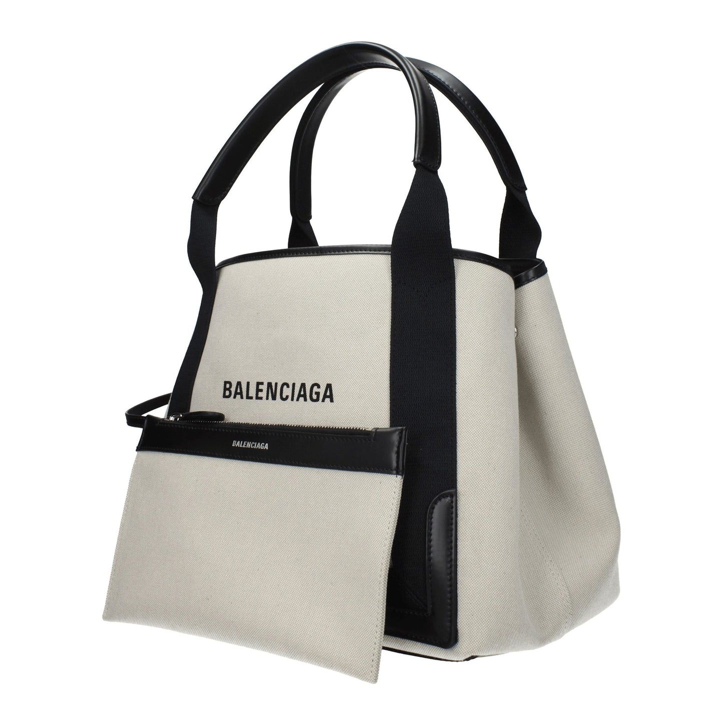 Balenciaga バレンシアガハンドバッグ女性ファブリックベージュ/ブラック - Image 1
