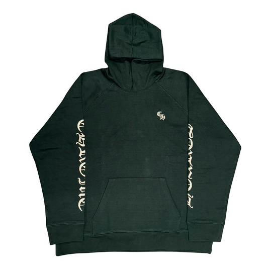 CHROME HEARTS 'SLO RIDE' GREEN HOODIE