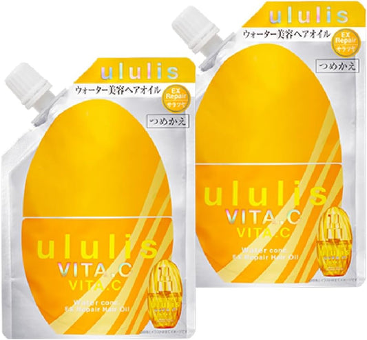 Ullis ululis (VITA.C) Hair Oil Refill Set of 2 (75 mL x 2)