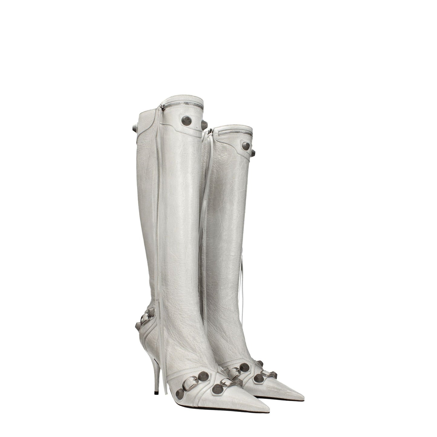 Balenciaga バレンシアガの女性 'S ブーツレザーグレー - Image 1