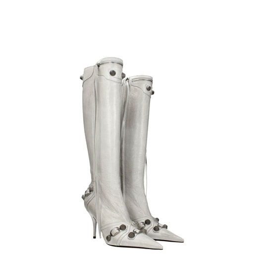Balenciaga バレンシアガの女性 'S ブーツレザーグレー - Image 1
