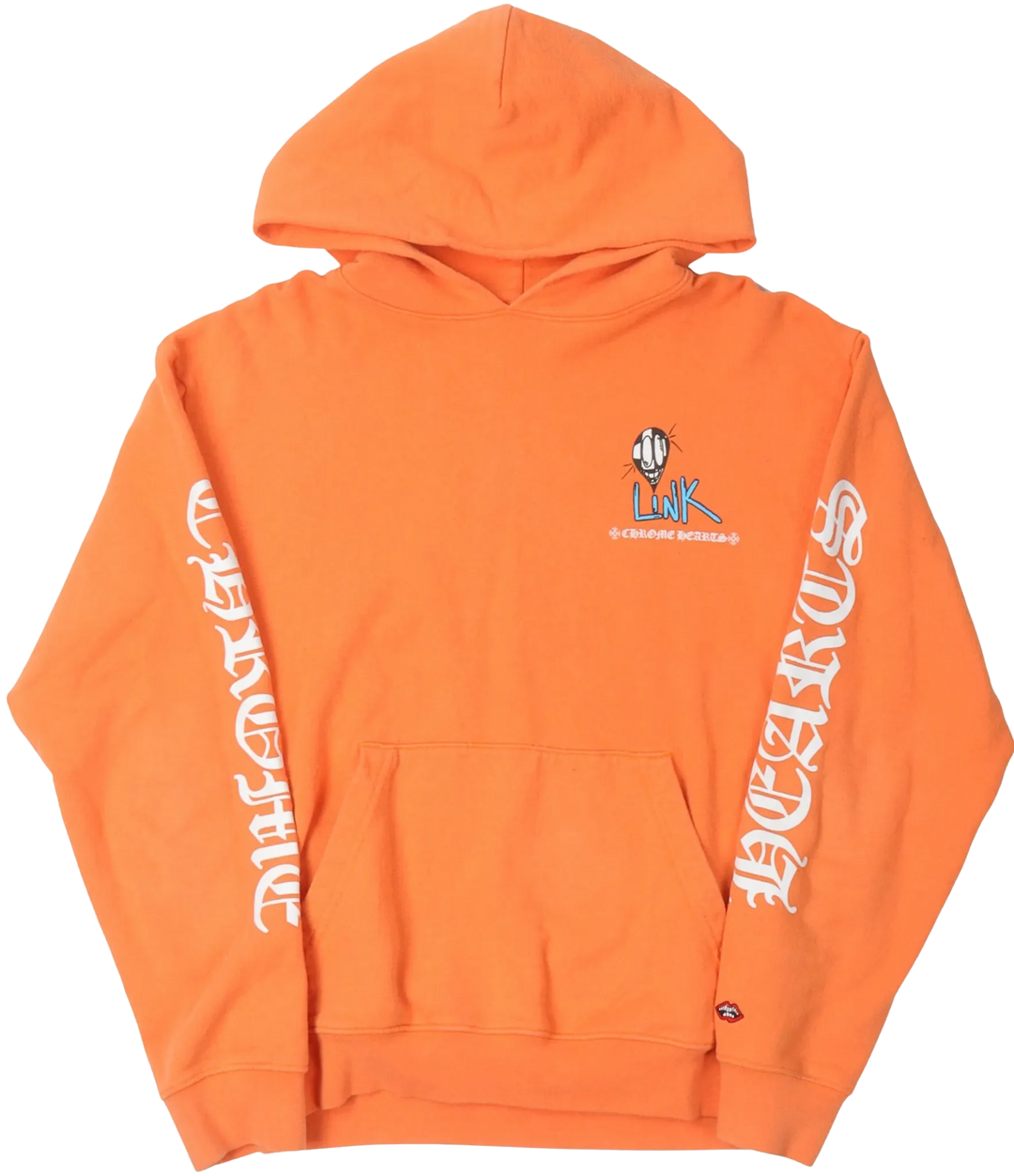 CHROME HEARTS MATTY BOY 'ORANGE' BUILD HOODIE