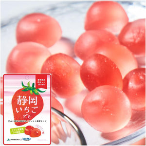 【10-Bag Set】KANEKA Food Products Shizuoka Strawberry Gummies, Juice Gummies with Lactobacillus, 1.4 oz (40 g) x 10 Bags, Popular, Large Capacity