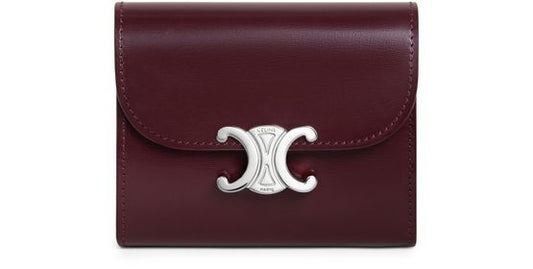 CELINE スモールウォレット トリオンフ / シャイニーカーフスキン - Image 1