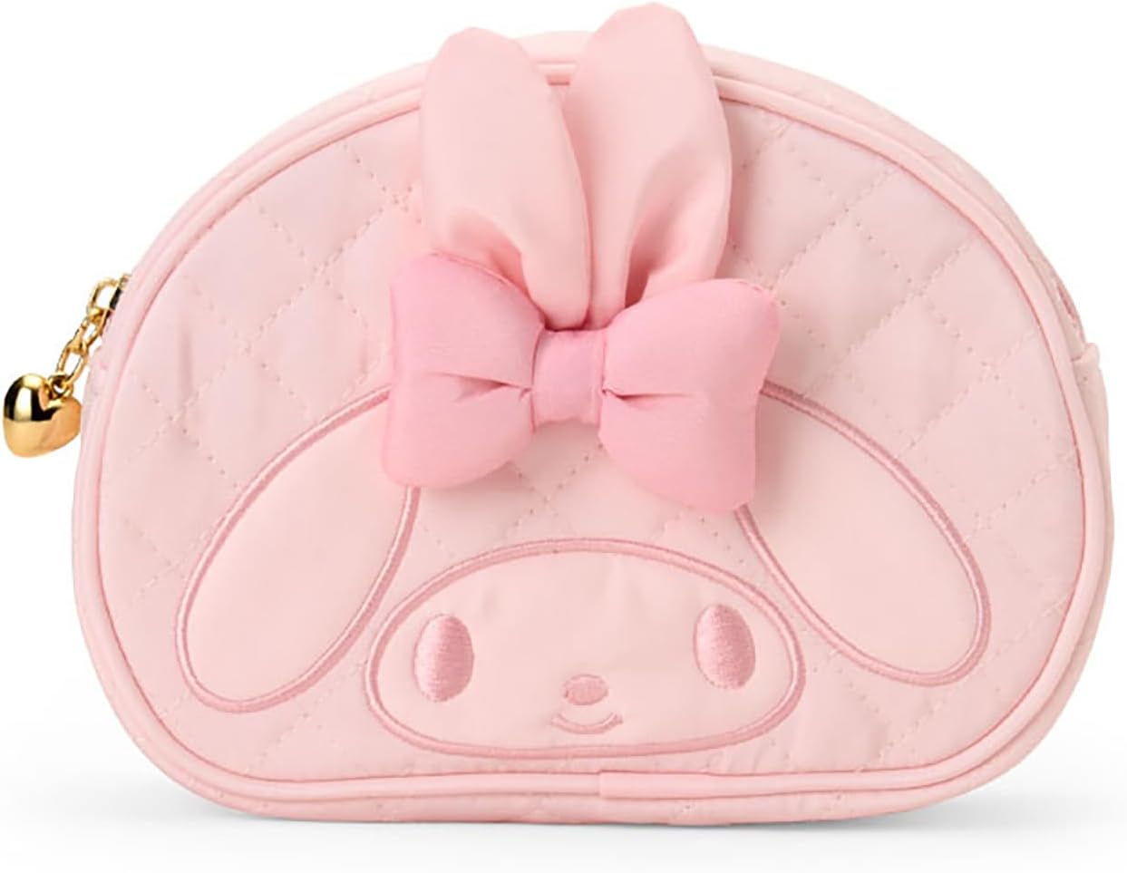Sanrio 302481 My Melody Pouch (Spring Rabbit) Accessory Case, Makeup Pouch with Inner Pocket