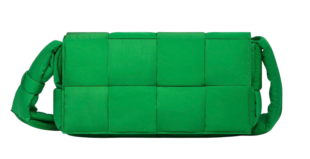 BOTTEGA VENETA CLASSIC 'PADDED TECH CASSETTE' GREEN BAG
