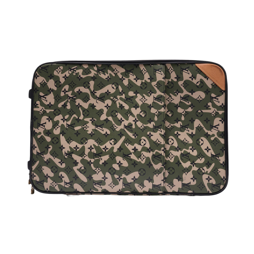 LOUIS VUITTON X TAKASHI MURAKAMI "MONOGRAMOUFLAGE" PEGASE 60 ROLLER SUITCASE
