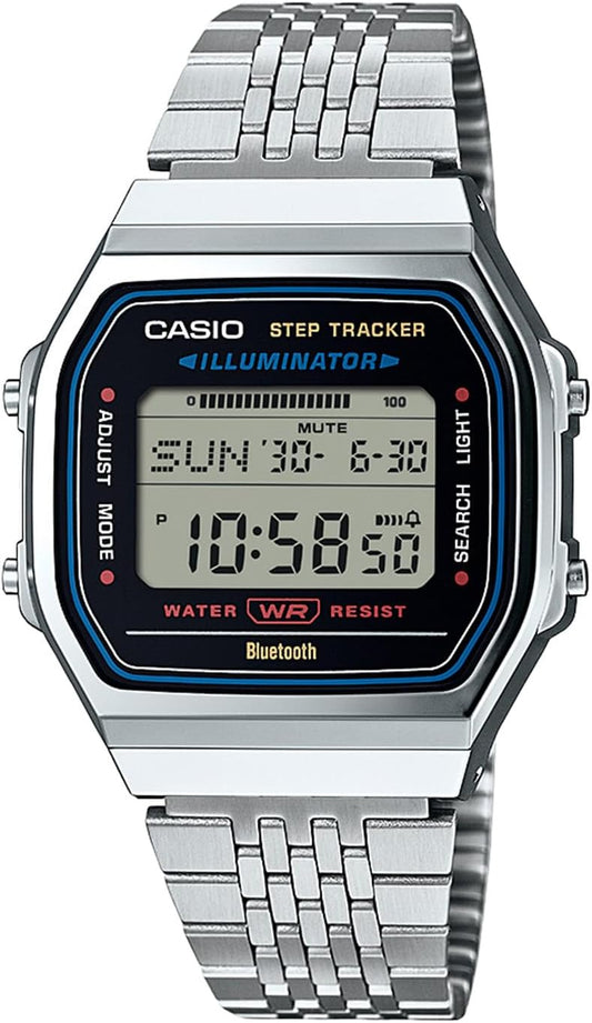 Casio Collection ABL-100WE Wristwatch, Bluetooth Equipped, Silver, Bracelet Type