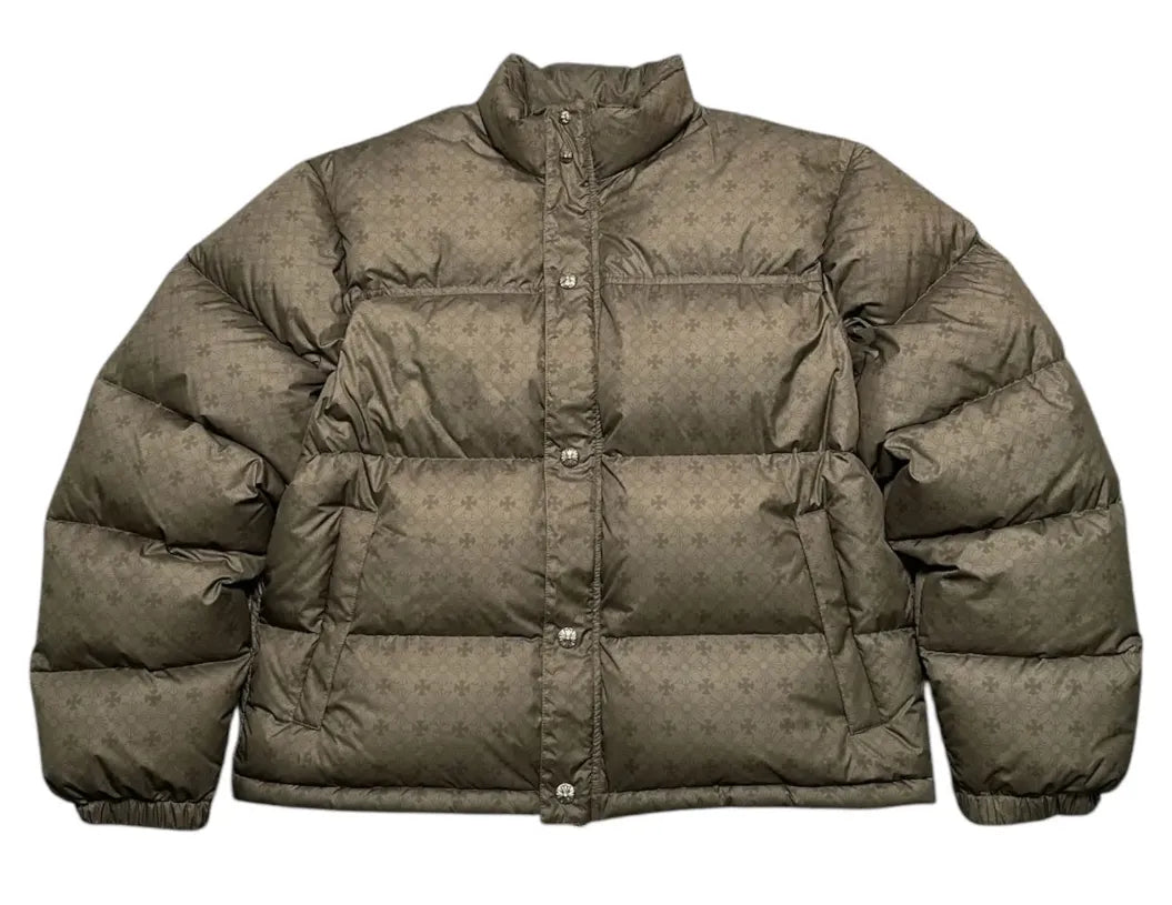 CHROME HEARTS 'OLIVE' PUFFER JACKET