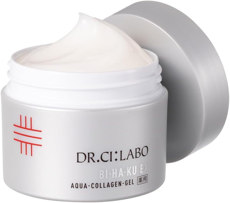 Bihaku EX a 1.8 oz (50 g) Medicine, Aqua Collagen Gel, Whitening, Brightening, Lotion, Cream, All-in-One Gel, All-in-One Gel, Vitamin C, High Moisturizing, Pores, Trial Present, Popular Skin Care