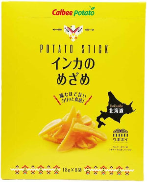 Calbee Golden Potato Inca Mezame 136g (17g x 8 bags)