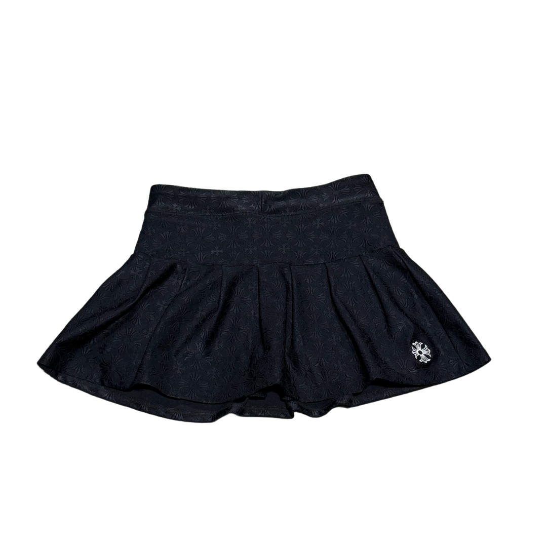 CHROME HEARTS 'PLUS CROSS MONOGRAM' TENNIS MINI SKIRT