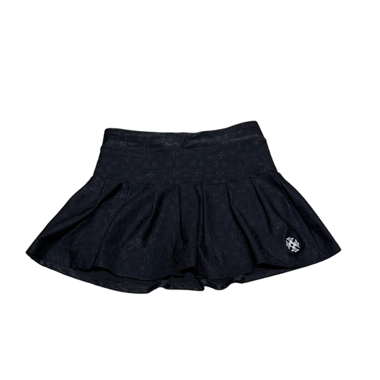 CHROME HEARTS 'PLUS CROSS MONOGRAM' TENNIS MINI SKIRT