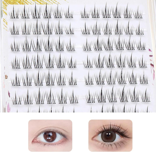 False Eyelash Parts, Large Capacity, High Quality Fiber, Natural, Popular, DIY, Reusable, Glued Eyelashes