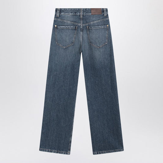 Brunello Cucinelli ブルーデニムのブルネッロクシネッリコンテンポラリールーズパンツ - Image 1