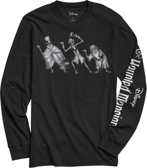 Disney Haunted Mansion Group Hitchhiking Ghosts - Camiseta para adultos