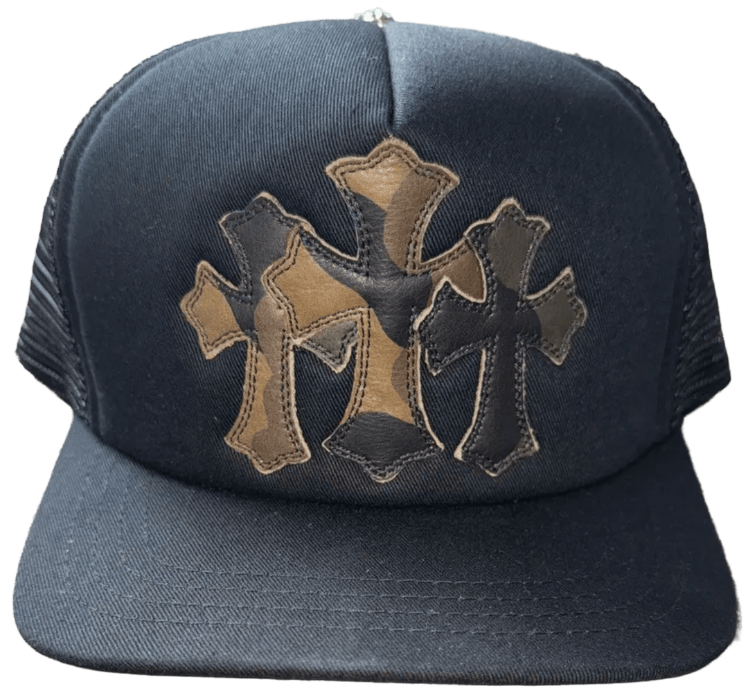 CHROME HEARTS 'CAMO PATCH' CEMETERY TRUCKER HAT