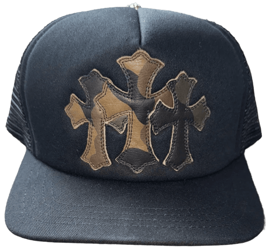 CHROME HEARTS 'CAMO PATCH' CEMETERY TRUCKER HAT