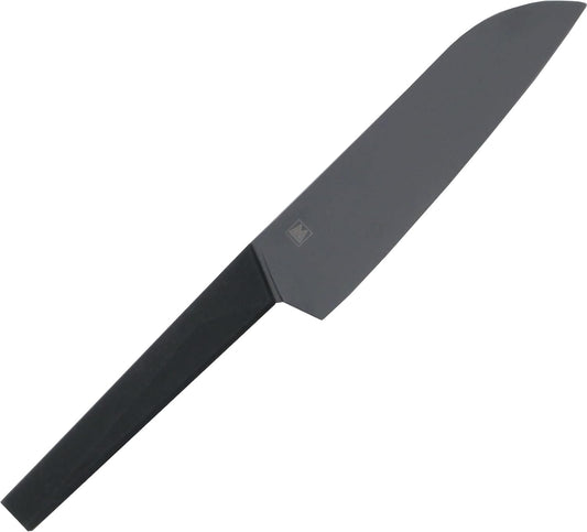 SATAKE Sangyo AB001 Knife, Biya Kitchen, Black, Santoku Knife, Made in Japan, 6.7 inches (17 cm) All-Purpose Knife