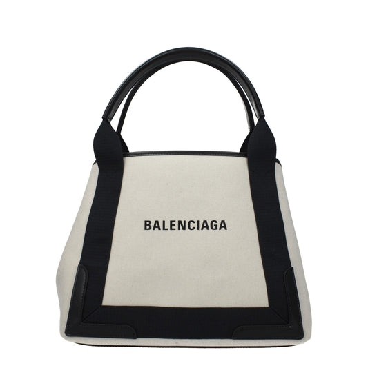 Balenciaga バレンシアガハンドバッグ女性ファブリックベージュ/ブラック - Image 1