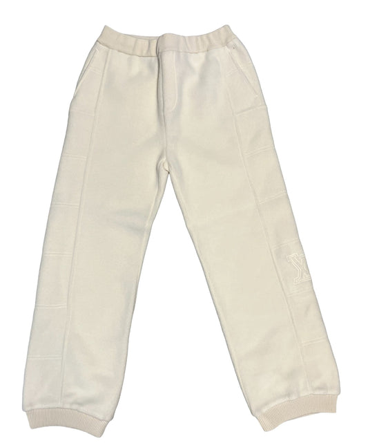 LOUIS VUITTON 'CREAM' FLEECE SWEATPANTS