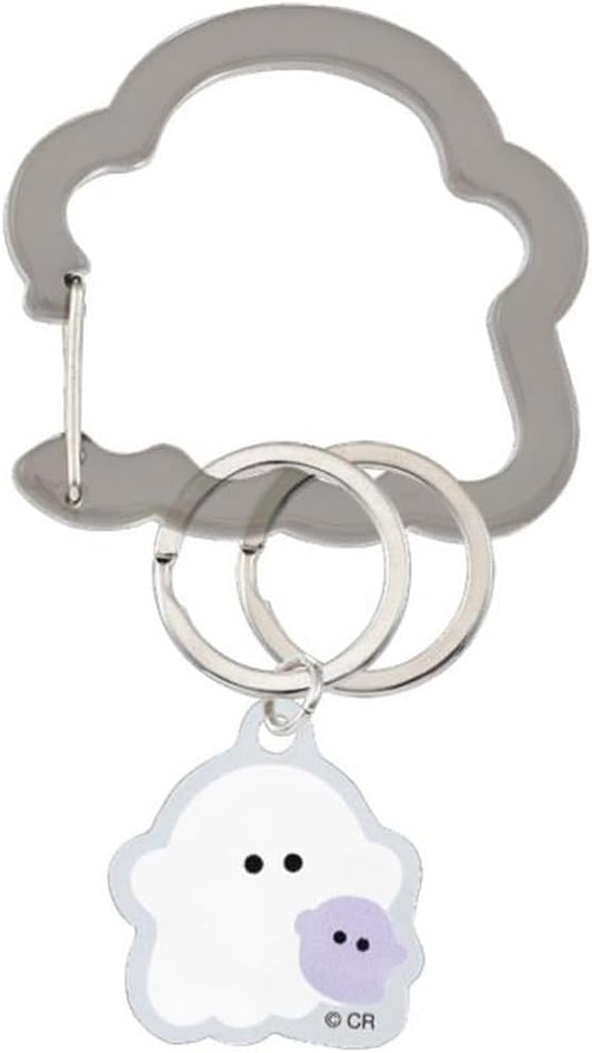 Crax 211105 Acrylic Carabiner with Charm Keychain Mascot, Mark, Mejirushi
