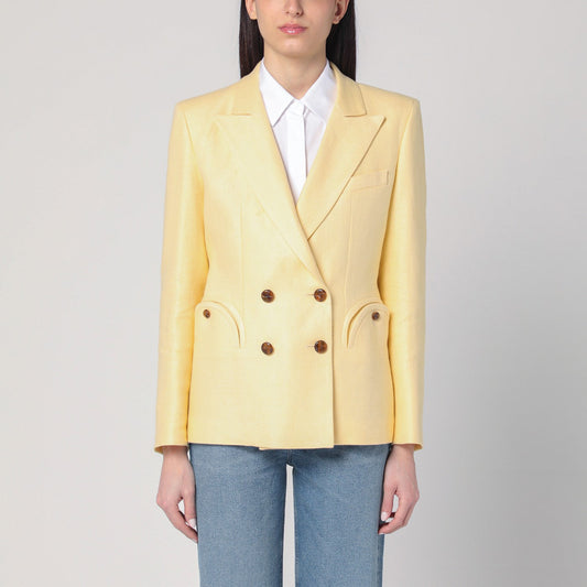 Blaze Milano BlazéMilanoダブルブレストチャーマーClarity Butter Coloredジャケット - Image 1